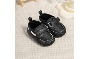 Baby Boys Girls Loafers Soft Sole Toddler Moccasins Sneakers Infant Non-Slip First Walking Crib Dress Shoes