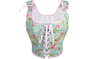 Jecarden Women's Renaissance Corset Bustier Tops for Women (Dress NOT Included) Victorian Cottagecore