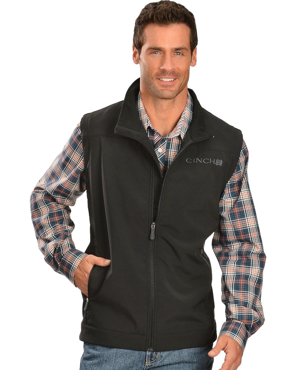 cinch softshell vest