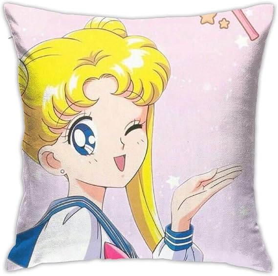 By Lovely Sailor Moon Throw Pillow Covers Decorative Pillowcases Fundas