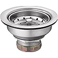 Moen Kitchen Sink Strainer Basket with Drain Assembly, Stainless Steel, 22036