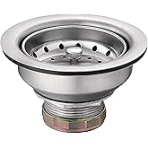 Moen Kitchen Sink Strainer Basket with Drain Assembly, Stainless Steel, 22036