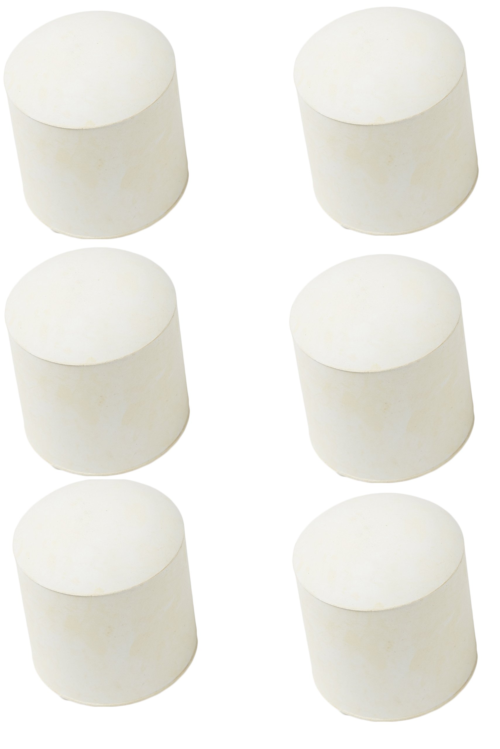 Merriway BH03136 (8 Pcs) Chair Ferrule, Soft Rubber 16mm (5/8 inch) White - Pack of 8 Pieces