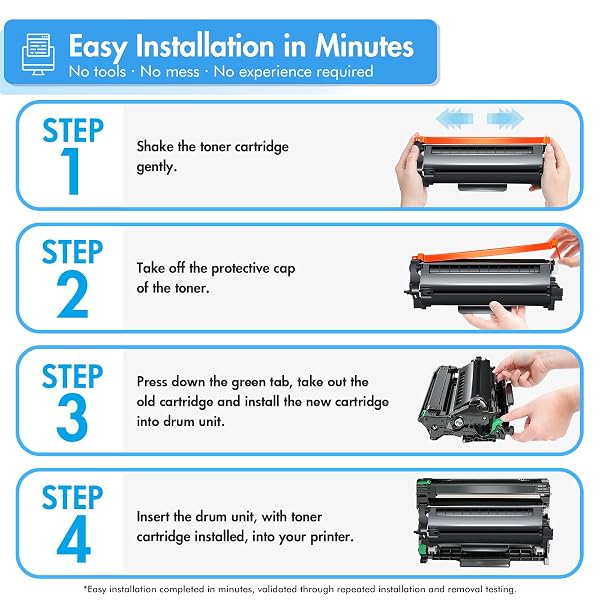 TN760 TONER FOR BROTHER PRINTER: TN 760 MFC-L2710DW MFC-L2750DW COMPATIBLE FOR BROTHER TN-760 TONER TN-730/TN-760 TN730 730 TN-730 DCP-L2550DW HL-L2350DW HL-L2395DW HL-L2390DW HIGH YIELD 4 BLACK