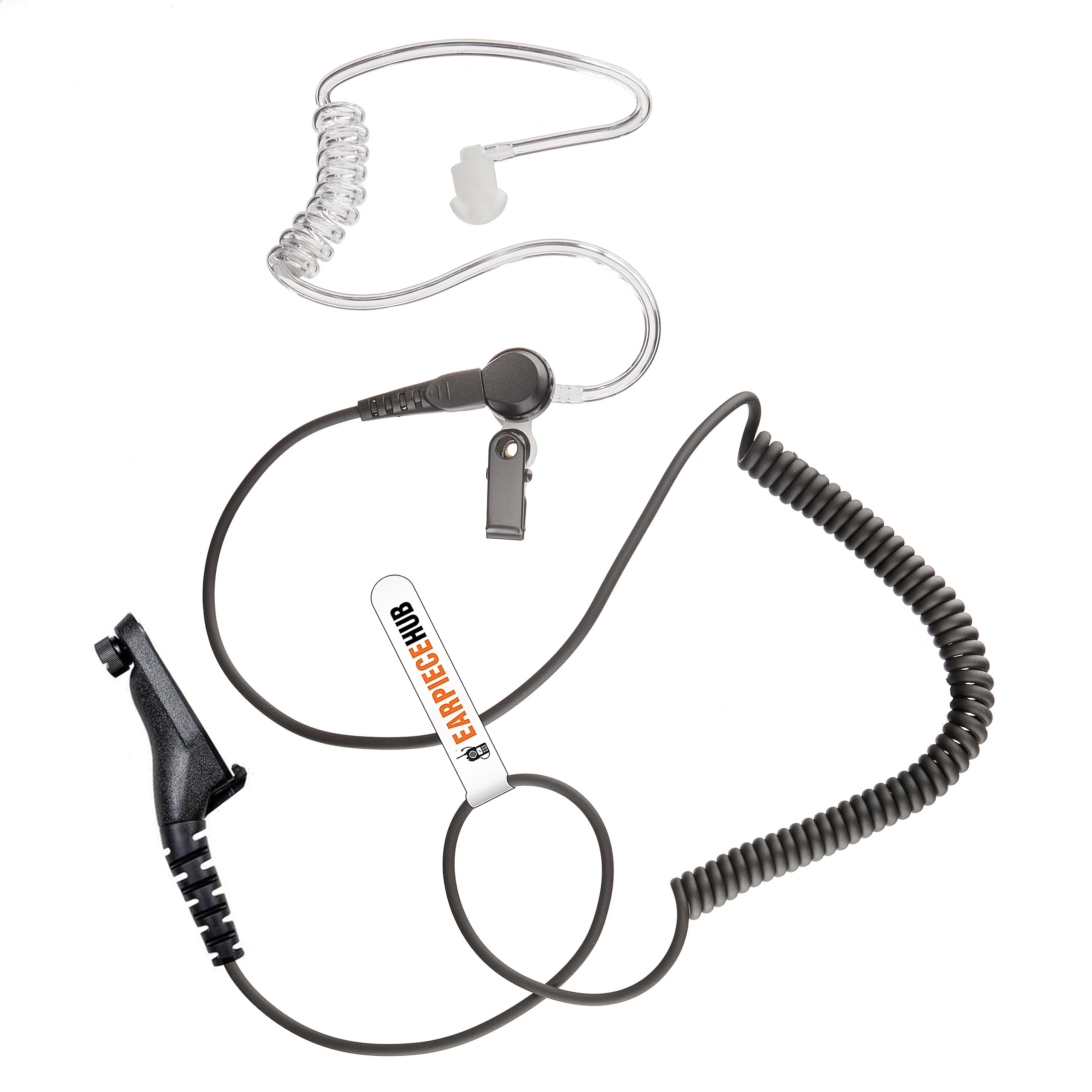 Listen Only Covert Earpiece for Motorola Multi Pin DP3400 DP3401 DP3600 DP3601 DP4400 DP4600 DP4800 DP4801 XIRP8200 Two Way Radio