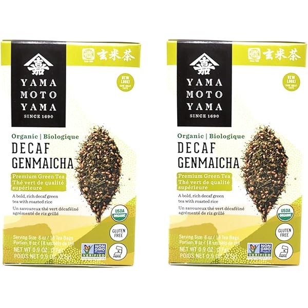 Amazon.com : Yamamotoyama Organic Decaf Sencha Green Tea Bag, 18