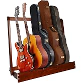 Seiria Guitar Stand, Hardwood Guitar Case Rack, Sturdy Multiple Guitar Stand for Organized Storage and Easy Assembly (A)