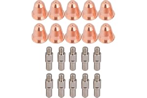 10pcs Cutting Nozzle, Electrode Cutting Nozzle Tool, PR0110 Efficiency Electrode Plasma Torch, for Cutting Plasma Cutter Cons