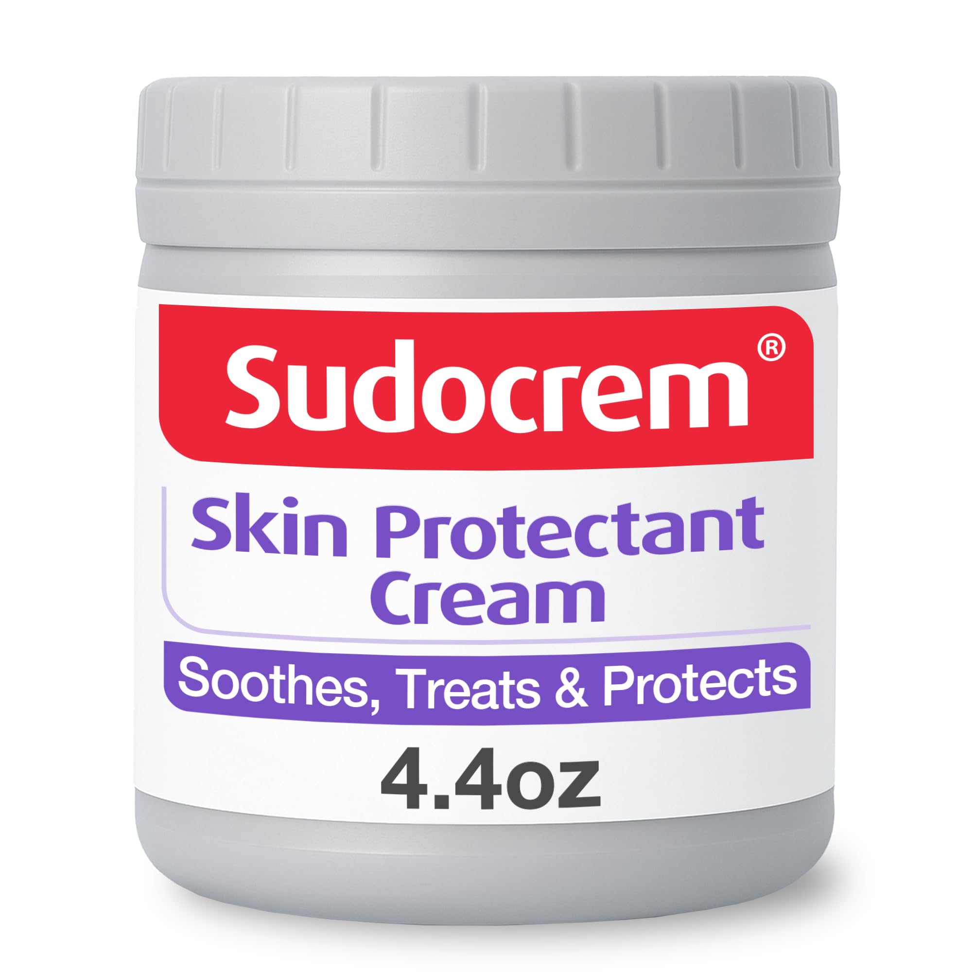 Sudocrem Diaper Rash Cream for Babies, Triple Action Zinc Oxide Baby Rash Cream, Soothing Skin Protectant for Diaper Care & Baby Skin, 4.4oz (125g)