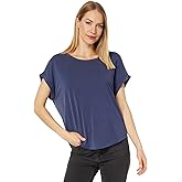 Lucky Brand Womens Short Sleeve Sandwash Dolman Tee