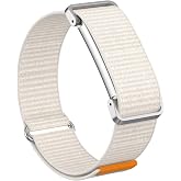 Nylon Sport Wrist Strap Compatible with Google Fitbit Air Bands, Adjustable Breathable Replacement Soft Nylon Loop Wristband for Women/Men, Lightweight, Durable Metal Frame, Hook-and-loop