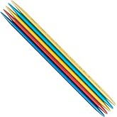 skacel by addi Double Pointed Knitting Needles, 6 Inch (15 cm) FlipStix Set of 5 Double Point Aluminum Knitting Needle Kit, 4.00 mm (US Size 6)