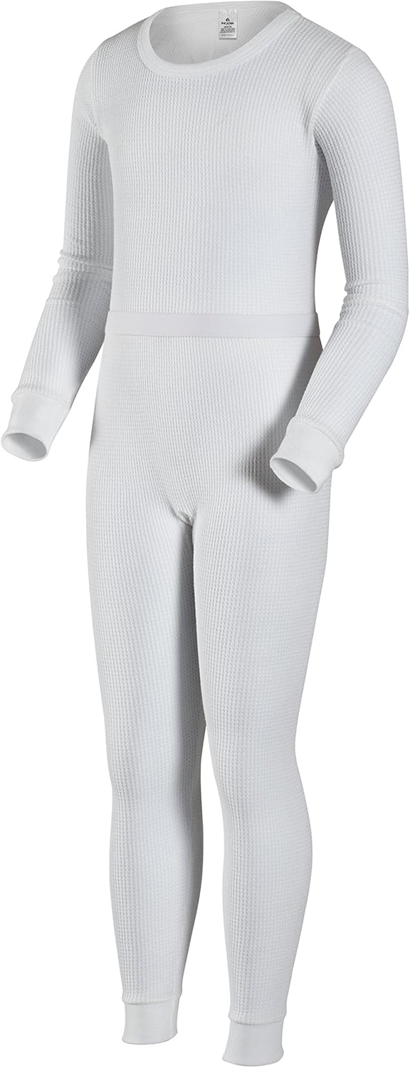 Indera Girls Traditional Thermal Underwear Shirt and Pant Set : Clothing