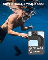 ACURE Full Face Snorkel Mask SN04 with Detachable Camera Mount view 6