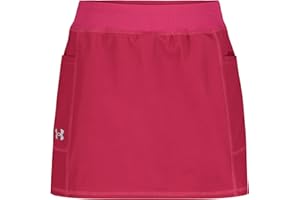 Under Armour Girls Active Pull-on Skort with Side Patch Pockets, Moisture-Wicking 4-Way Stretch Fabric, Outdoor Collection
