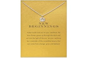 Baydurcan Friendship Anchor Compass Necklace Good Luck Elephant Pendant Chain Necklace with Message Card Gift Card
