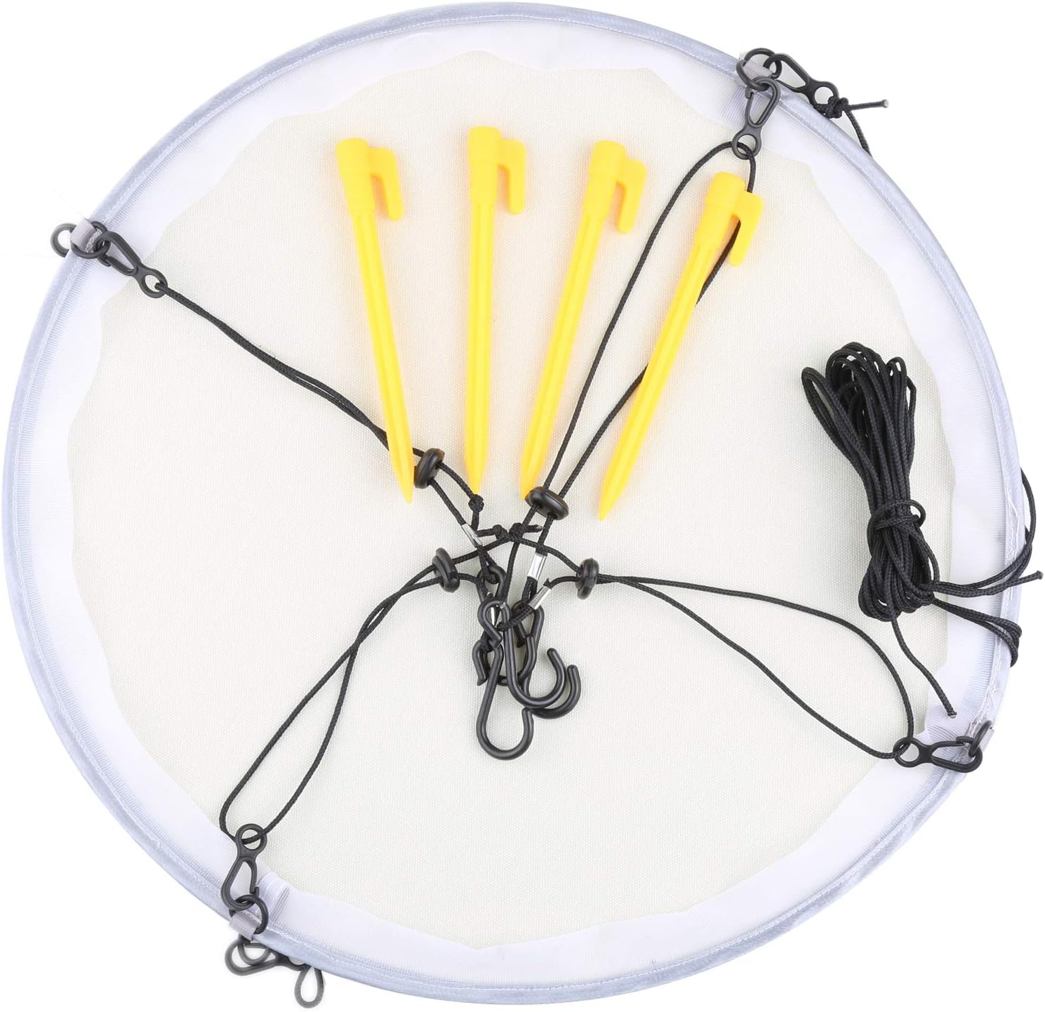 YUYUSO 16" Seed Hoop Catcher for Bird Feeder Hanging Tray