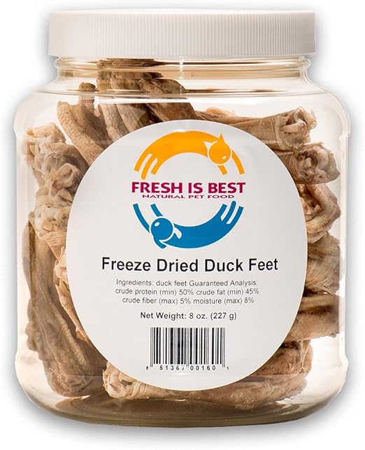 Fresh Is Best Freeze Dried Duck Feet Pet Treat Amazon.co.uk Pet Supplies