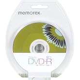 Memorex 4.7GB 16X DVD-R, 10 Pack Blister (32020033968)