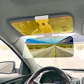Bebeeco Car Sun Visor Extender, Day and Night Anti-Glare Polarized | HD, Adjustable Angle, Universal, 2 in 1, Anti Dazzle and UV, for Most Cars, SUV, Pickup Truck, MPV