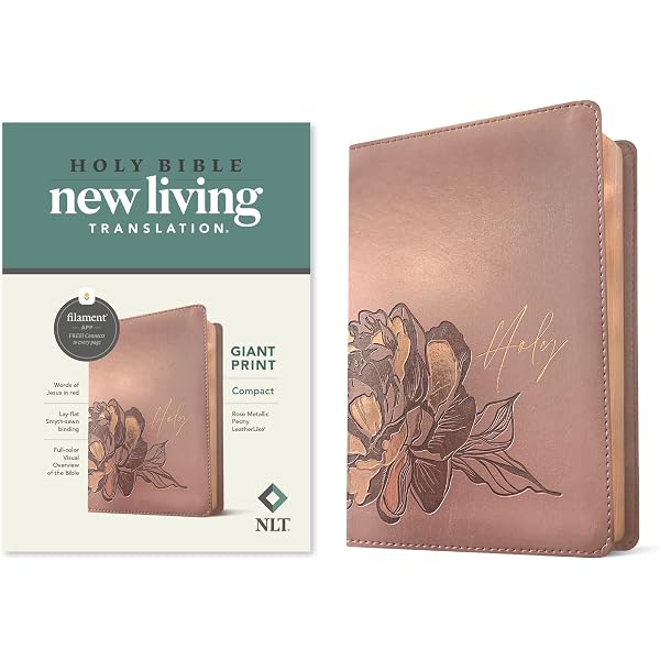 【希少品】英語の聖書　NLT Thrive Bible ノート欄付き NLT Personal Size Giant Print Bible, Filament Enabled (LeatherLike