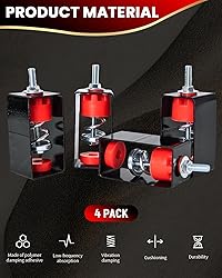 DUPDMKIN Vibration Isolator 4 Pack Ceiling Spring