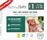 Naty Baby Nappies Newborn Size 1 100 Count 100% Plant Based Materials view 1