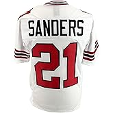 Deion Sanders Jersey White Atlanta | Unisex Adult Sizes S-5XL Unsigned Custom Sewn Stitched