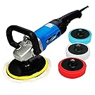 Silverline Trade Car Sander Polisher Kit + 5 Heads