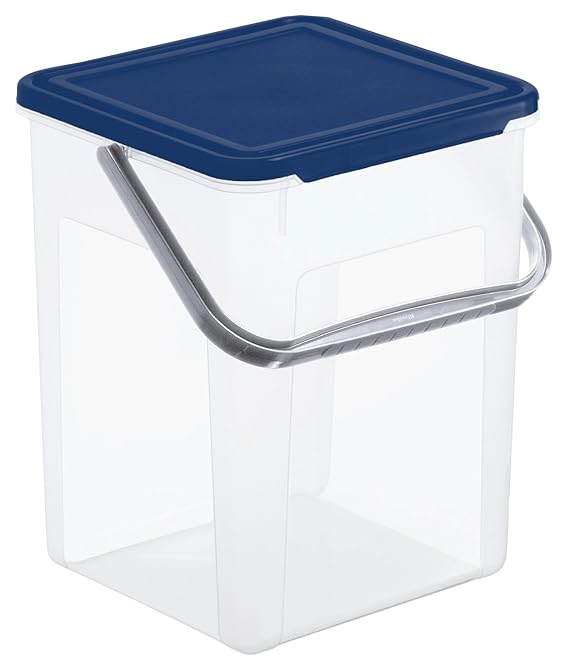 Rotho Waschmittelbox 'Basic' - Behälter für Waschpulver aus Kunststoff (PP) mit Deckel und Griff, 7 L, geeignet für 5 kg Wasc