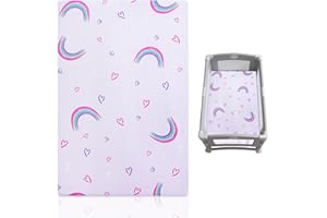 Pack and Play Mattress - 38" x 26" Soft Breathable Portable Mattres Waterproof & Washable Perfectly fits Pack n Play