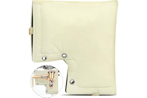 LABATO Backflow Preventer Cover Insulated Pouch - 13”W x 12”H Backflow Winter Cover, Insulated Cover Pouch for Irrigation Backflow Valve, Sprinkler Valves in Snow or Sun Exposure, Sturdy 5 Layers for Winter