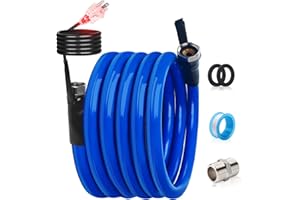 HOHOMETIC 20FT 30FT 15FT Heated Water Hose for RV,-45 ℉ Antifreeze 4.0 Upgraded Heated Drinking Garden Water Hose，Rv Accessories，Rv Water Hose