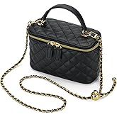 GAYI URBAN Mini Quilted Box Crossbody Bags for Women, Small Square Designer Clutch Purses with Adjustable Chain Strap