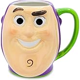 Silver Buffalo Toy Story Buzz Lightyear Playtime Face Ceramic 3D Sculpted Mug, 23 Ounces