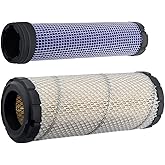 Harbot M131802 Outer Air Filter with M131803 Inner Filter for John Deere | 2305 2320 110 1435 1420 1445 1545 1565 Lawn Tractor,Parts Replacement