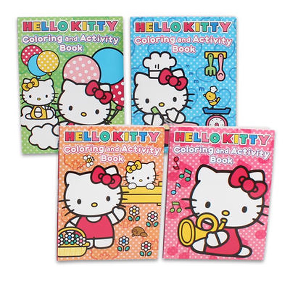 Hello Kitty Coloring and Activity Books Super Set ~ 1 Hello Kitty Books ...