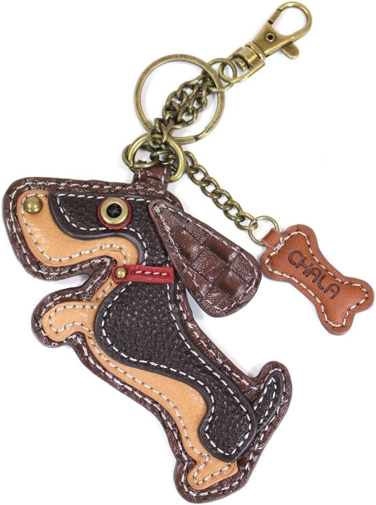 CHALAWiener Dog Purse Charm/Key Chain/Key-fob