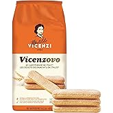 Matilde Vicenzi Vicenzovo Ladyfingers 14.10oz - Classic Italian Biscuits, Ladyfingers Cookies for Tiramisu, Halal & Kosher Da