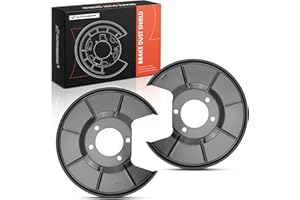 A-Premium Rear Driver and Passenger Side Brake Dust Shield Compatible with Volvo Models - XC60 2010-2017, S60 2011-2018, S60 