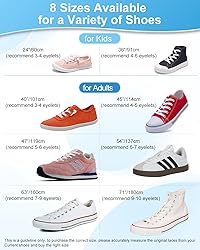 Neo-wows Elastic No Tie Flat Shoelaces for