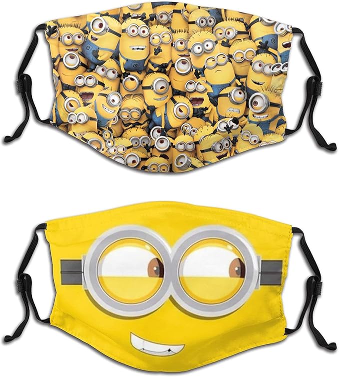 Minion face mask Adult Smile mask Cartoon Windproof Cover productName