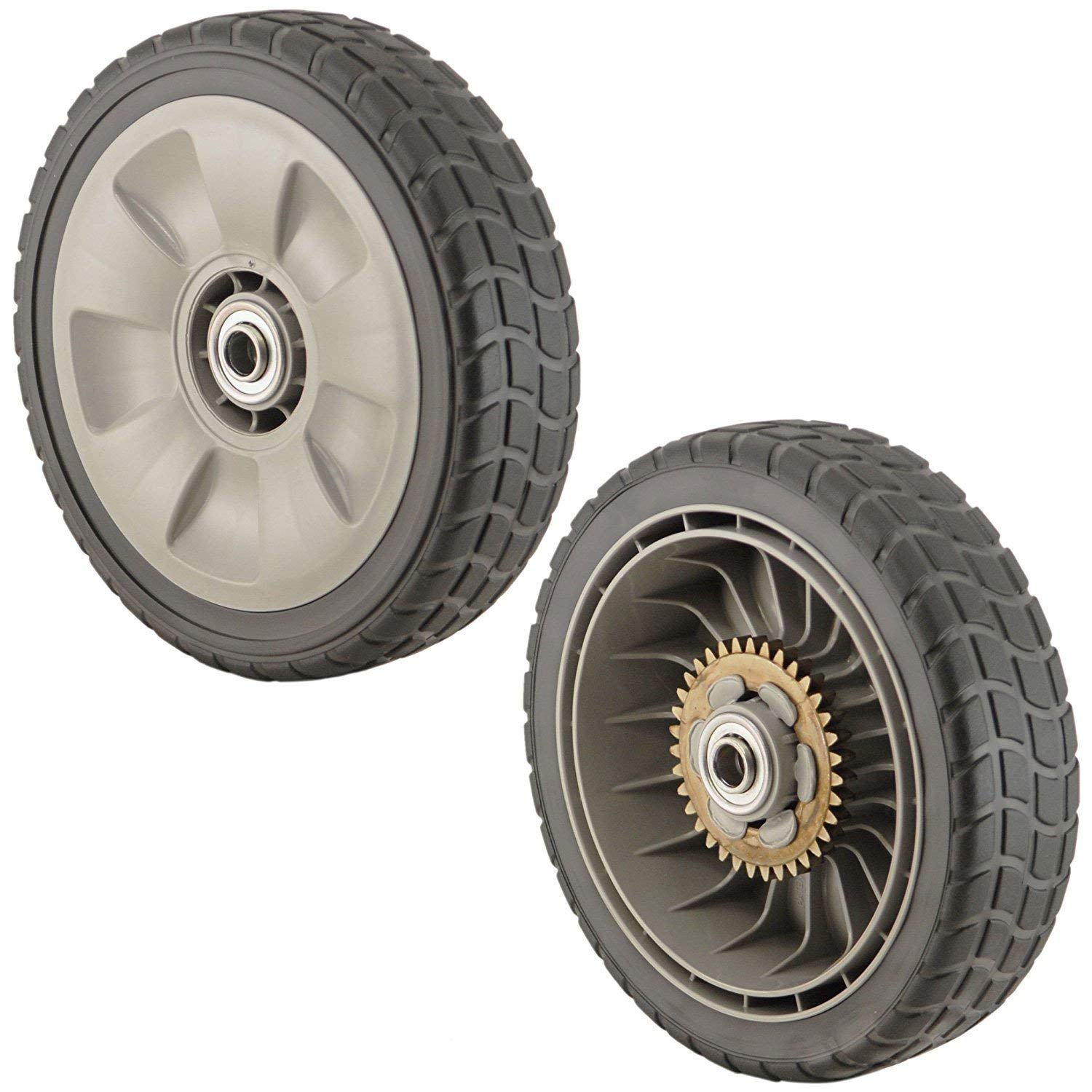 Amazon.com : Honda 42710-VE2-M02ZE (Replaces 42710-VE2-M01ZE) Lawn Mower  Rear Wheel Set of 2 : Garden & Outdoor