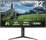 LG UltraGear 32GS85Q 32 inch QHD 180Hz IPS G-Sync FreeSync HDR10