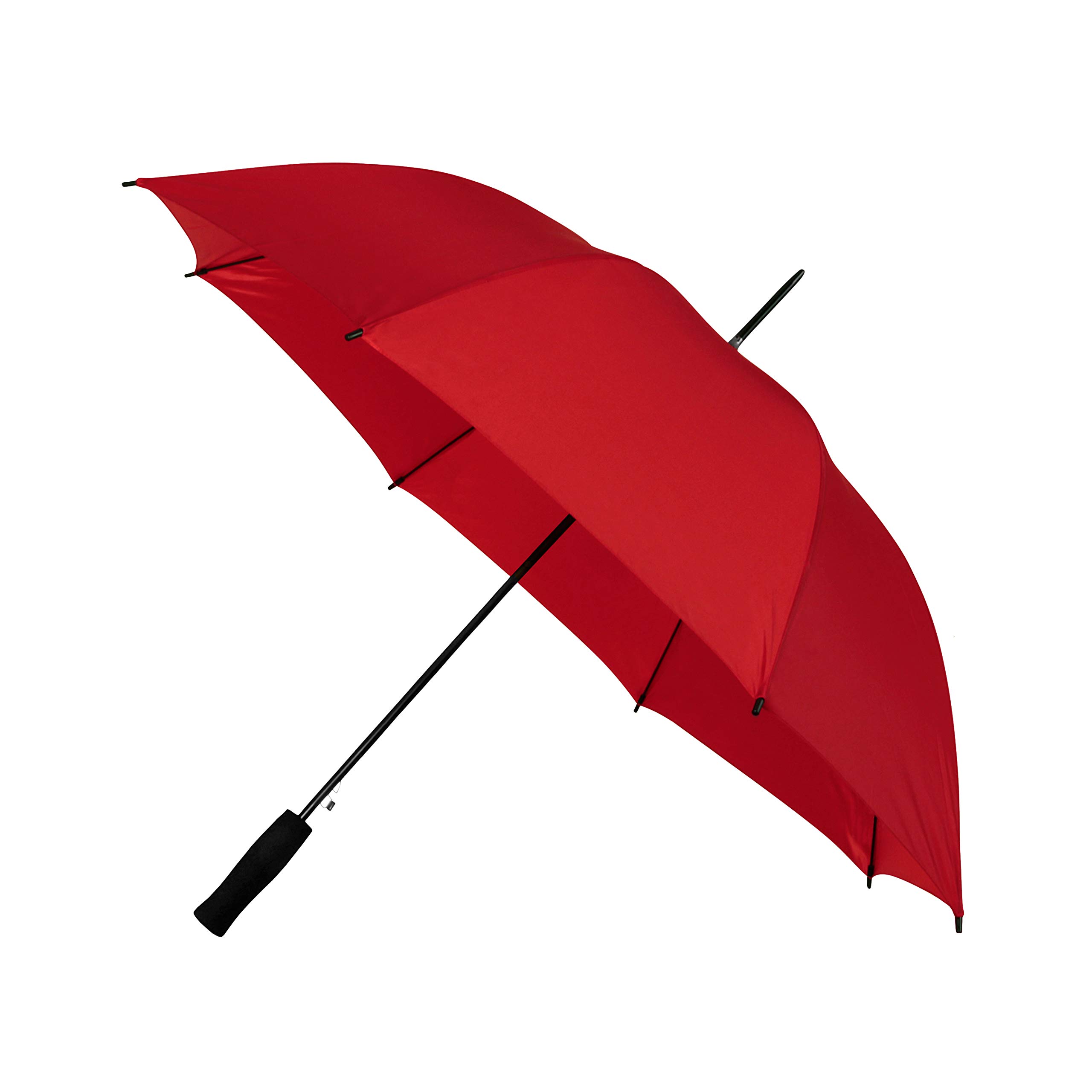 Falcone Parpaluie de Golf Compact - Résistant au Vent Rouge Stick Umbrella, 84 cm, Red (Rouge)
