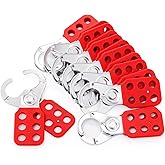 WUWEOT 8 Pack Lockout Tagout Hasp, Tamper-Proof Padlock Hasp, Stainless Steel Lock Out Tag Out Hasp, Impact-Resistant Loto Ha