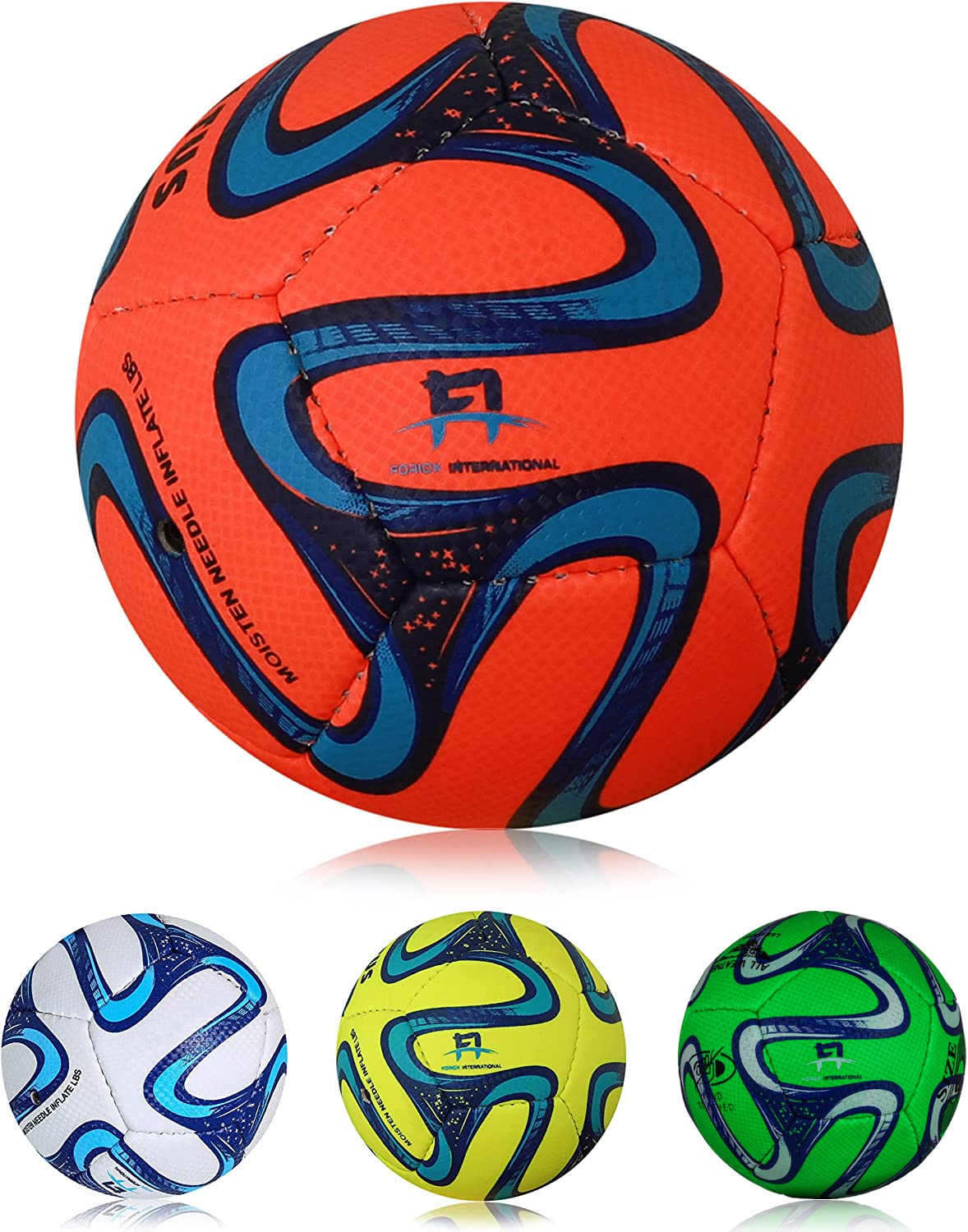 Foriox International Toddler Football, Size 2 Kids Lighter-weight Training ball for Boys/Girls, Garden Outdoor Yard Lawn 2 3 4 5 6 Years (Size 2, Orange) — image 1