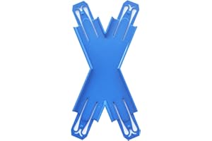 ARSUNOVO Racetrack Connectors Compatible with Hot Wheels,Hotwheels Track Builder,Booster,Curved Track Pieces,X Shape 1 Packs