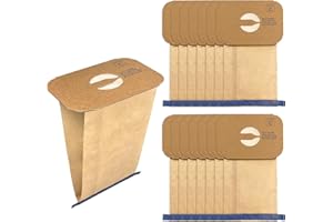 LEACHEERY 15 Pack Style C Vacuum Cleaner Bags Replacement for Electrolux Canister Tank Style C Vacuums