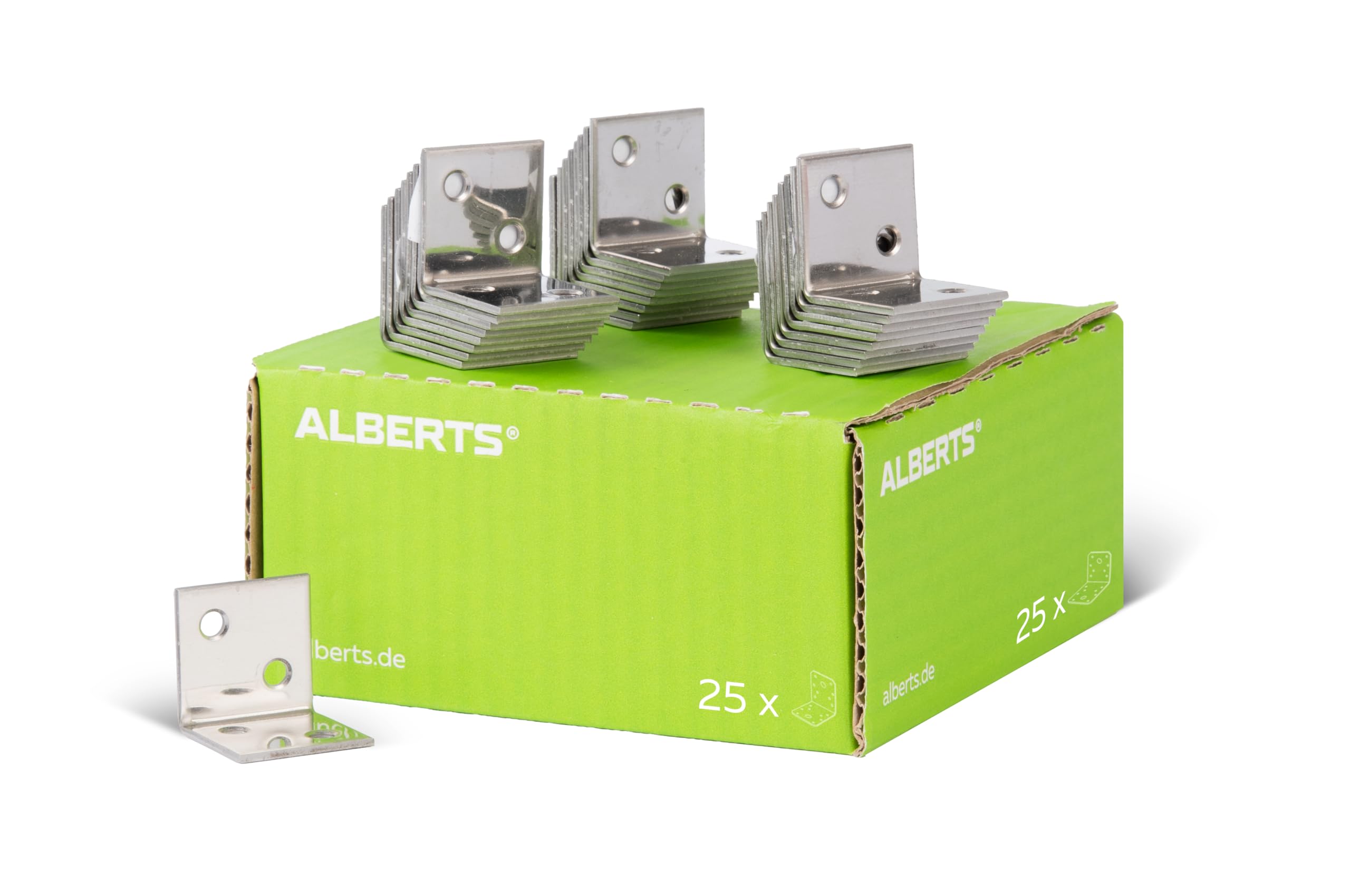 Gah-Alberts 361075 Elbow Connector Stainless Steel 2 mm 30 x 30 x 30 mm 25 Pieces